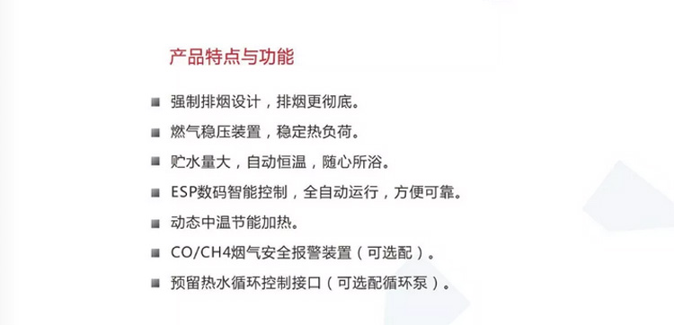 瑞美容积式燃气热水器RGS-PV