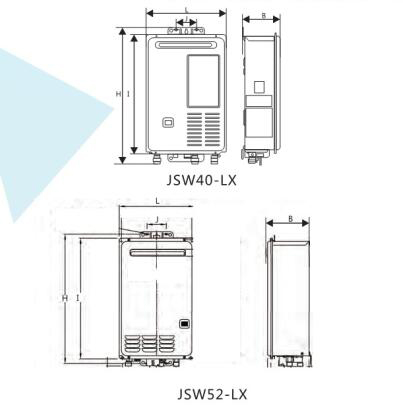 家用快速燃气热水器(室外）|四川恒热热水器