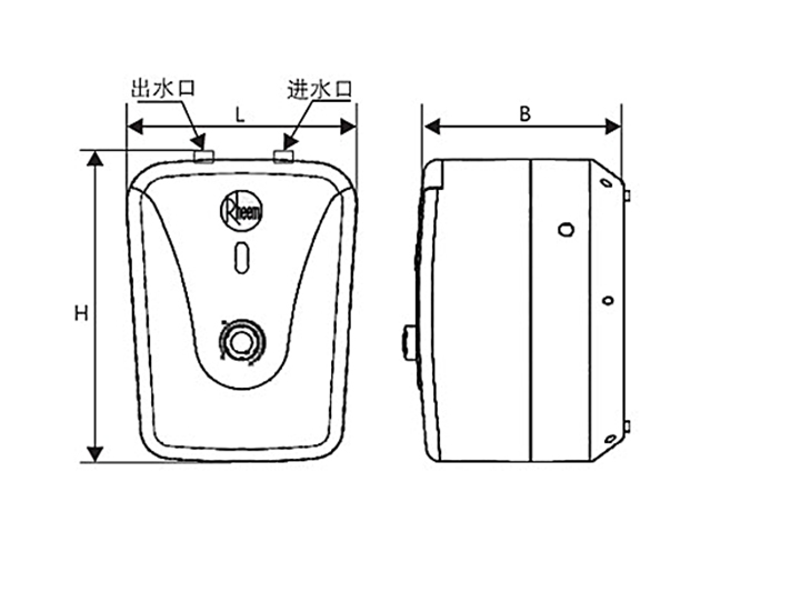 家用容积式电热水器(6L小厨宝）|四川恒热热水器