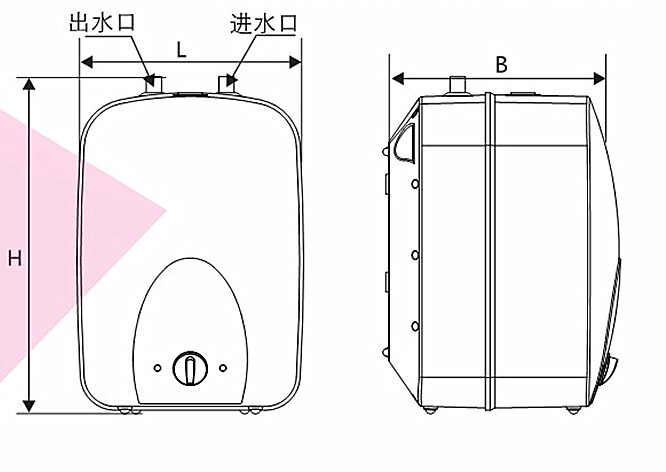 家用容积式电热水器（10L小厨宝）|四川恒热热水器